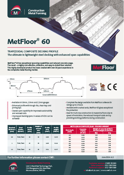 MetFloor Datasheet