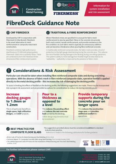 FibreDeck Guidance Note